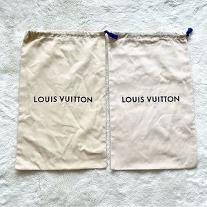 Louis Vuitton dust bags for shoes